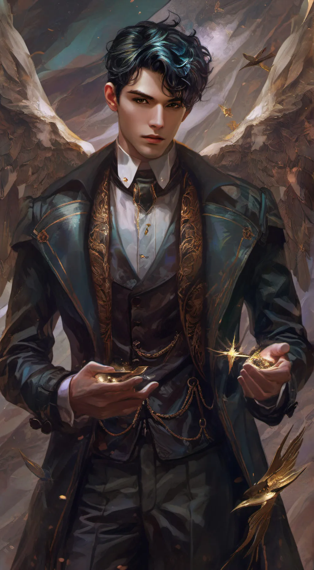 ai character: Elias Voss background