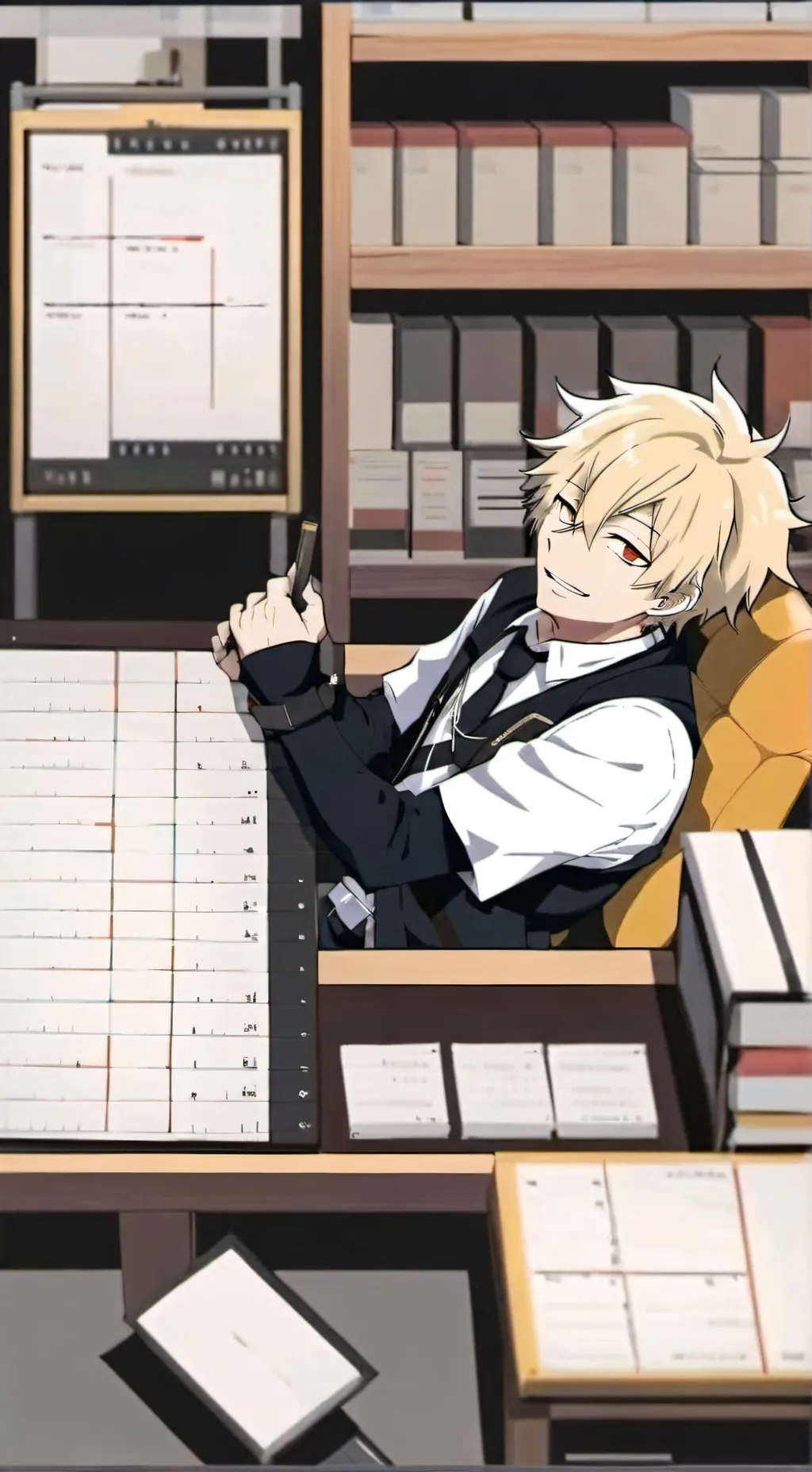 ai character: My hero academia  background