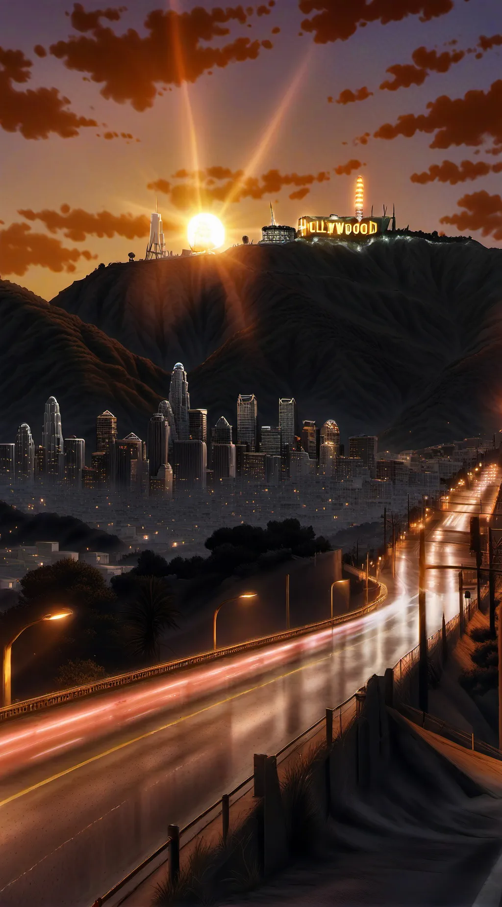 ai character: city generator background