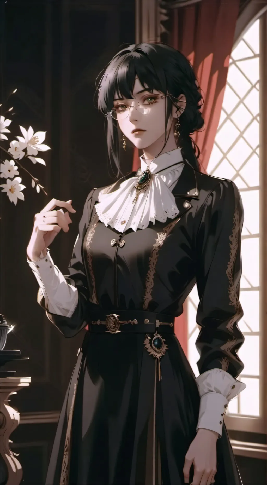 ai character: Маки background