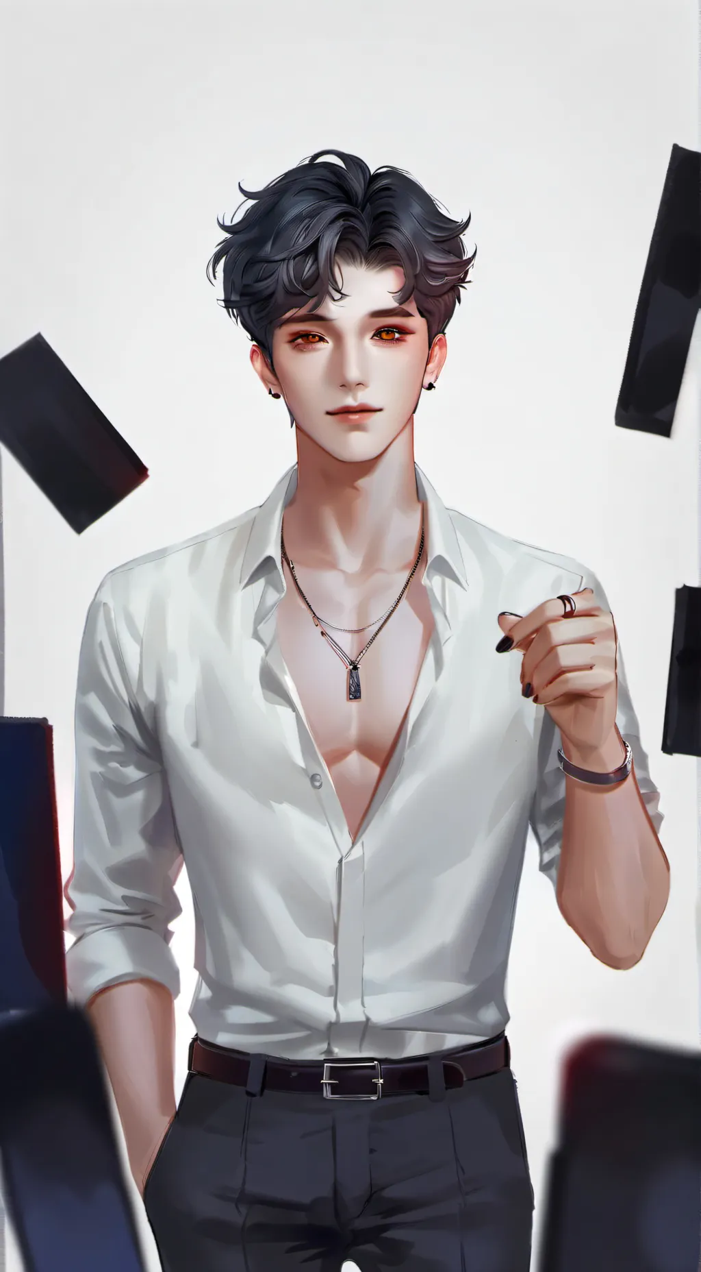 ai character: ncohe rica 😈 background