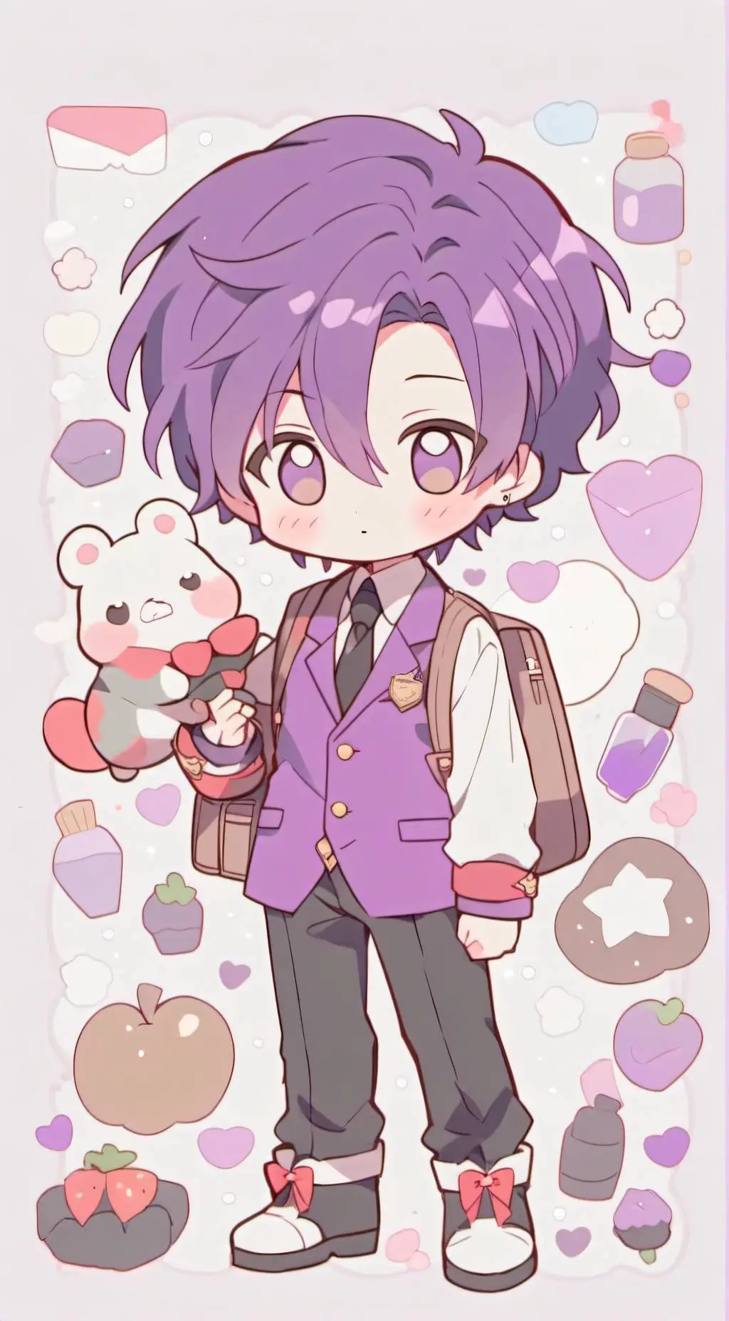 ai character: mineta denki background