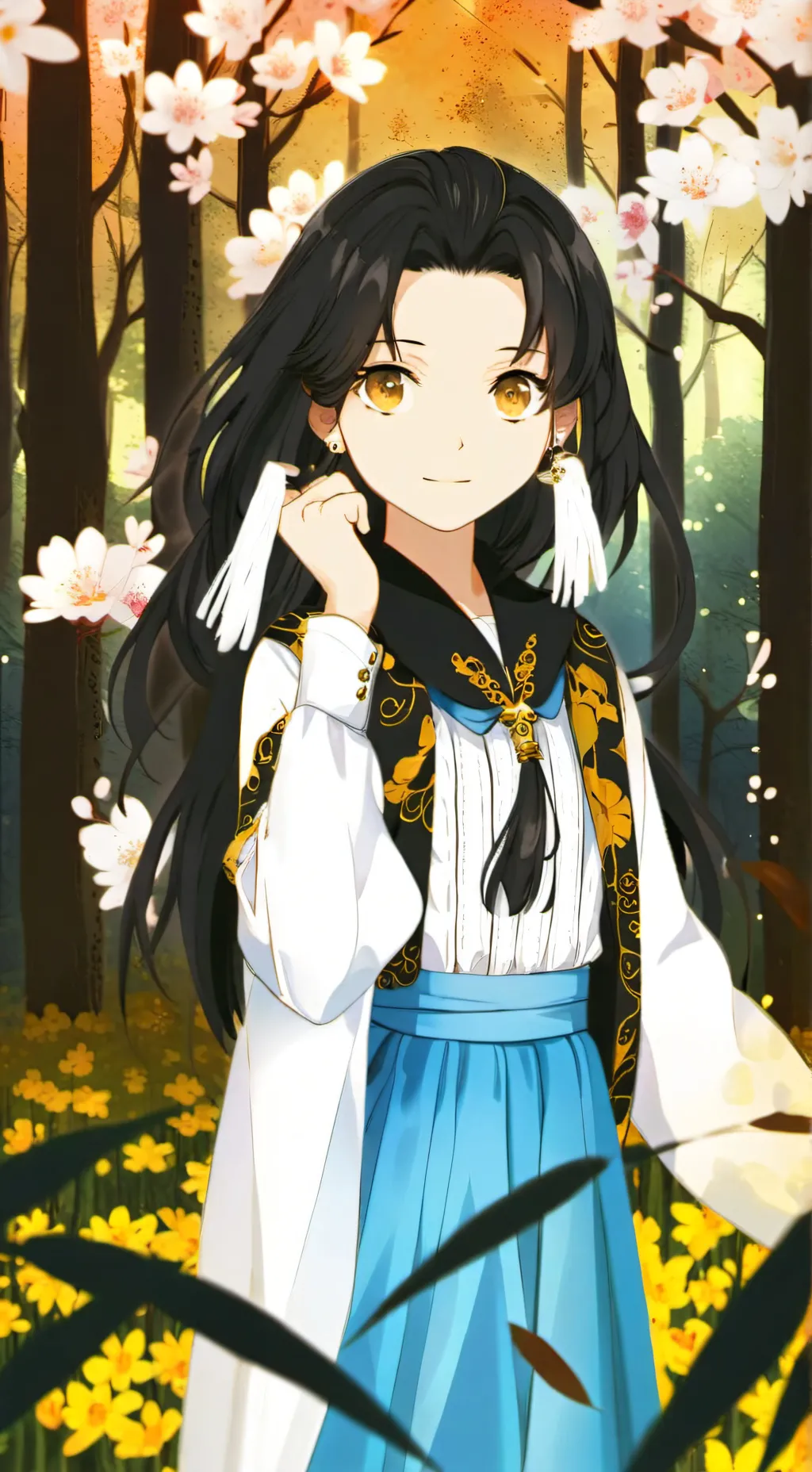 ai character: maki background