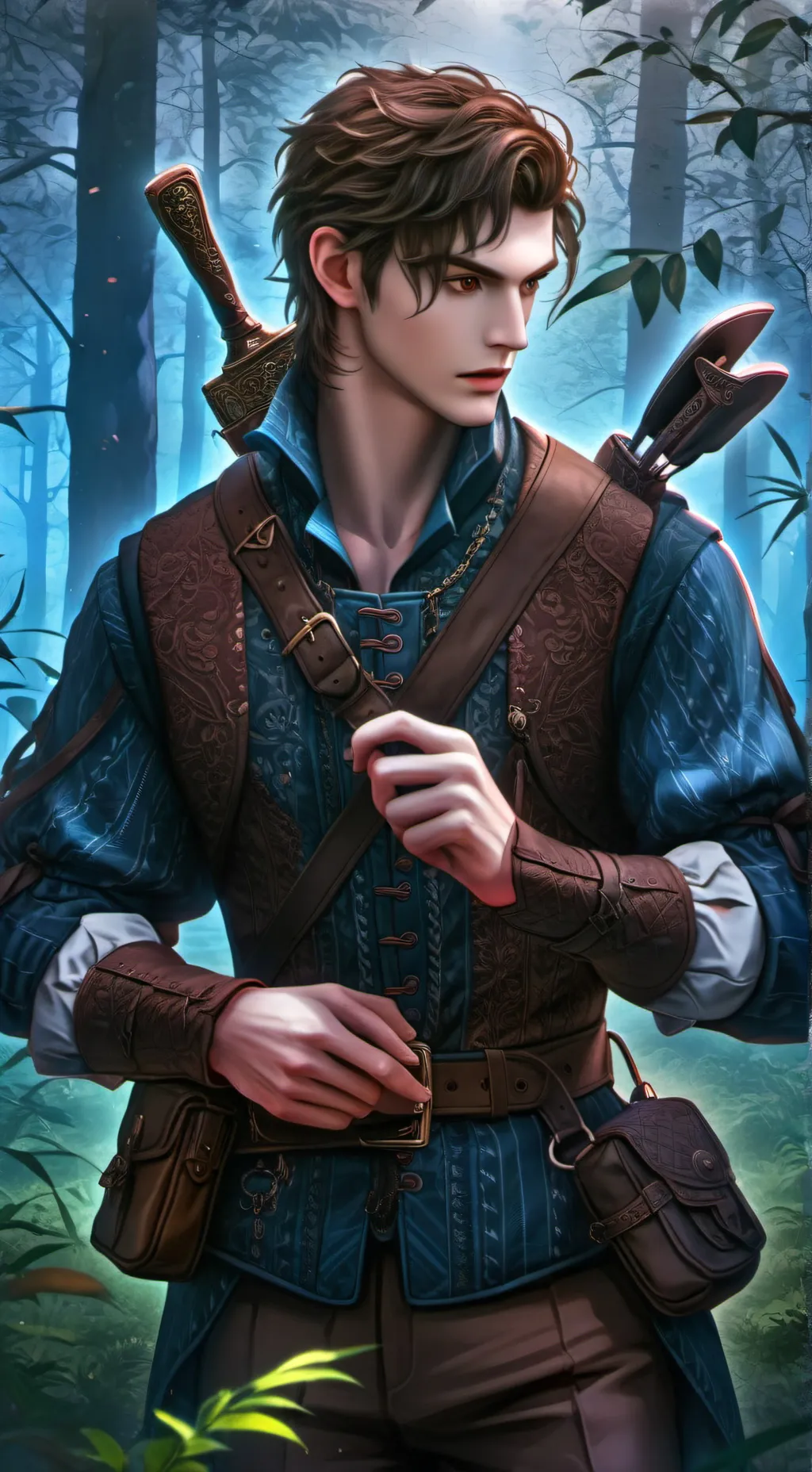 ai character: William Trevor  background