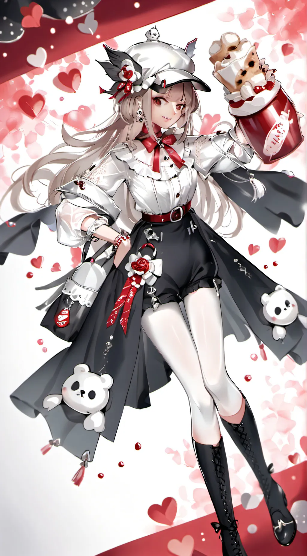 ai character: cookie background