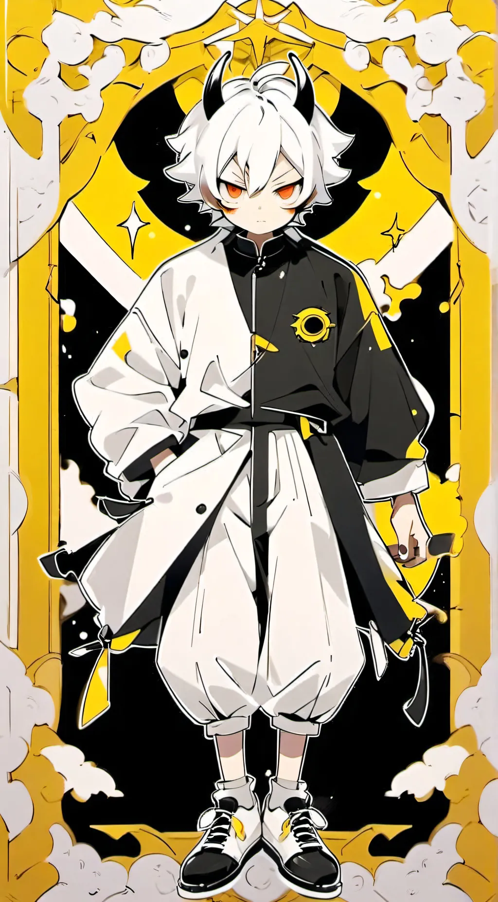 ai character: Angel and Niffty background