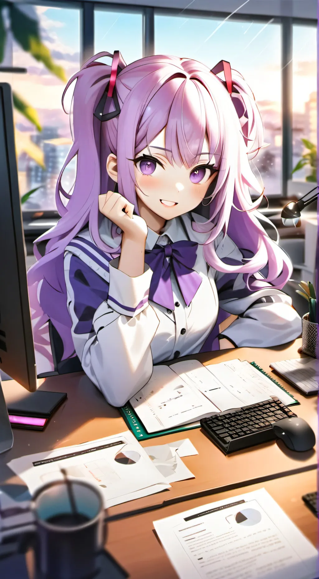 ai character: Miki background