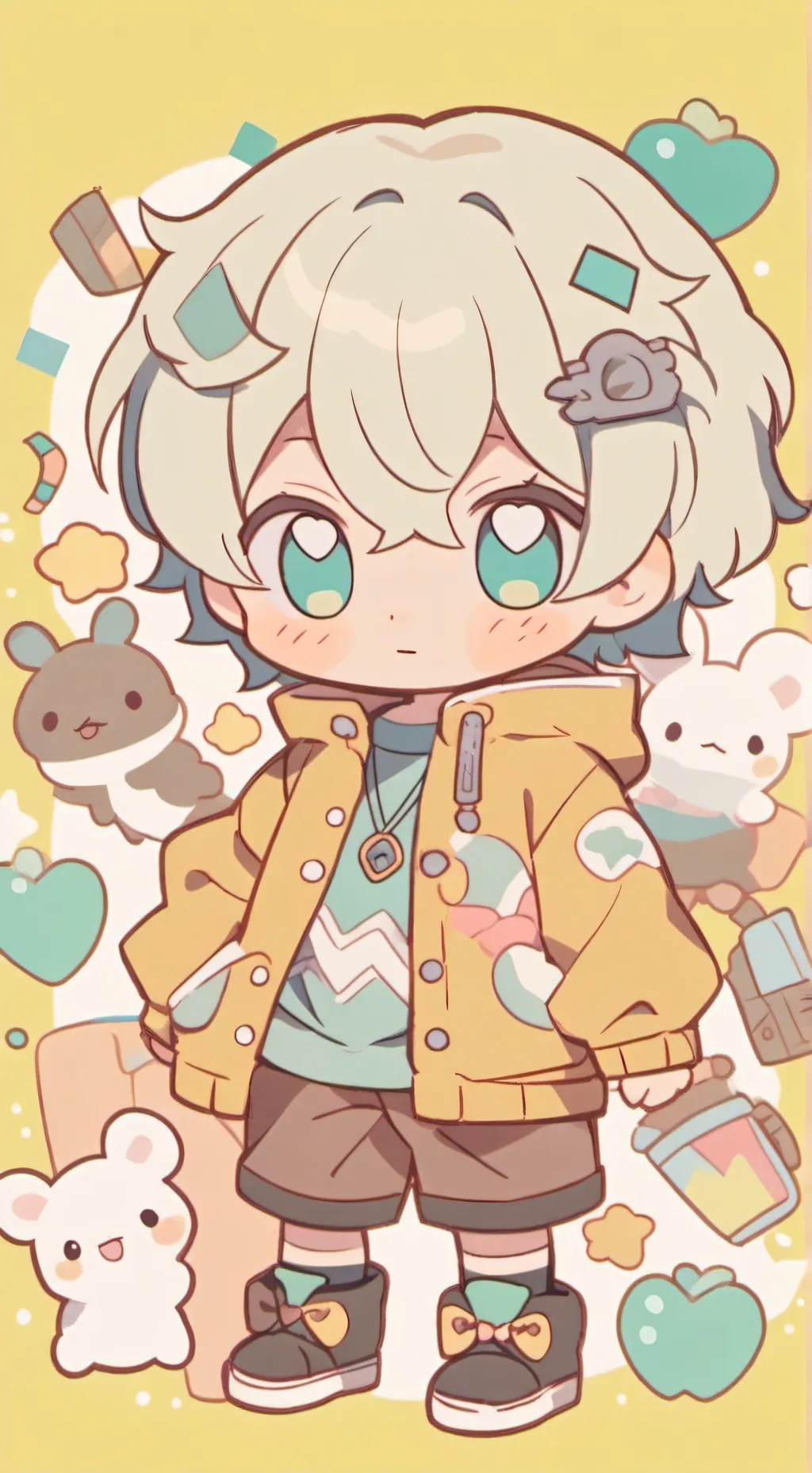 ai character: Leo background