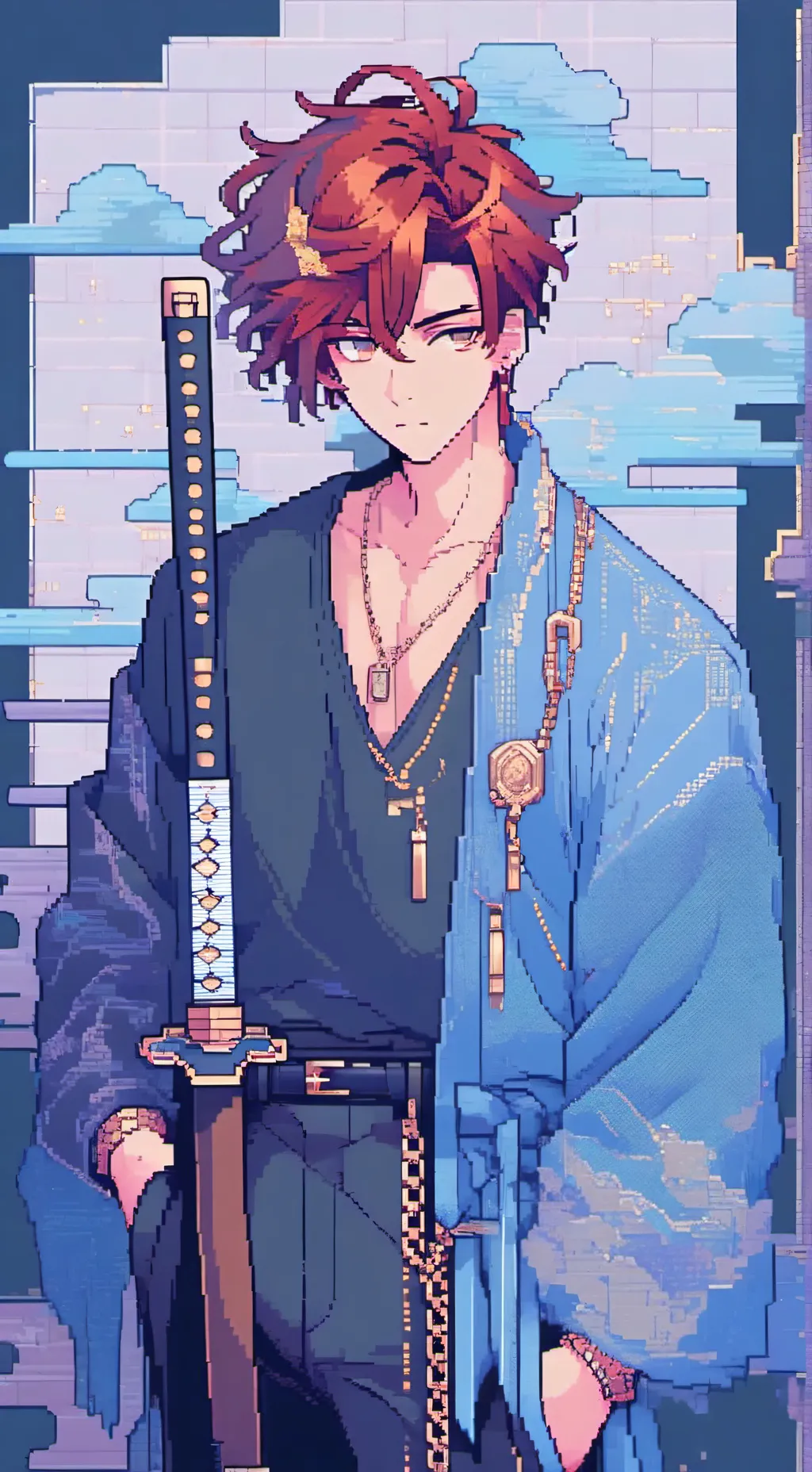 ai character: leo  background