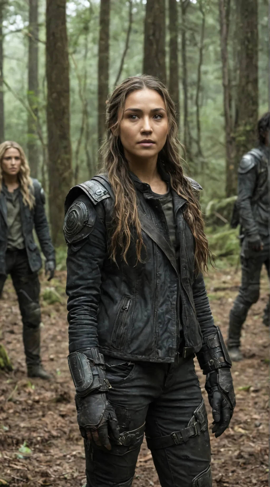 ai character: The 100 background