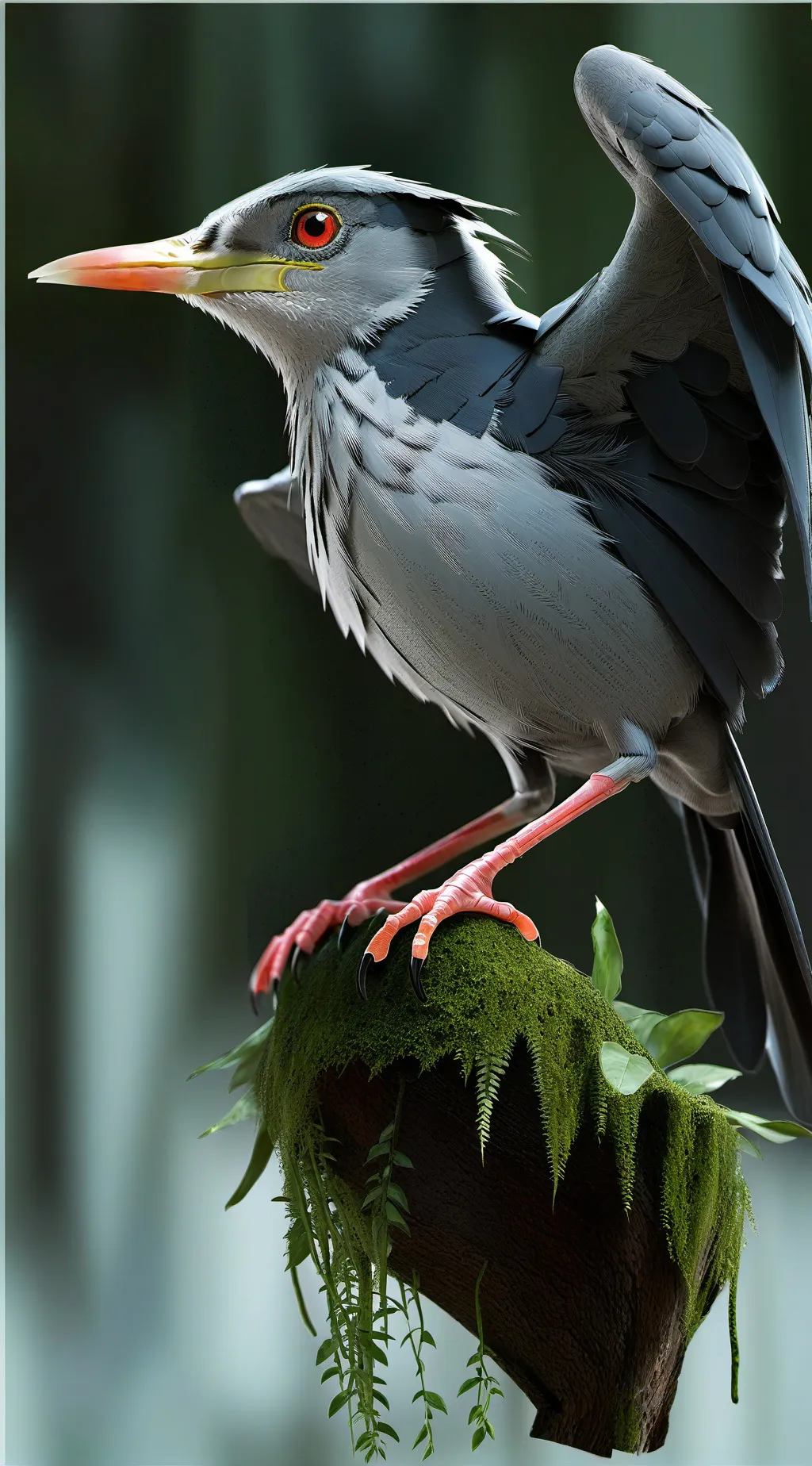 ai character: moon background