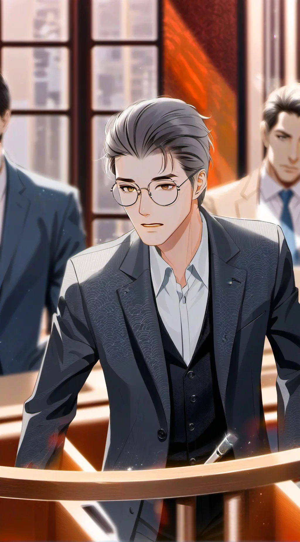 ai character: Грей background