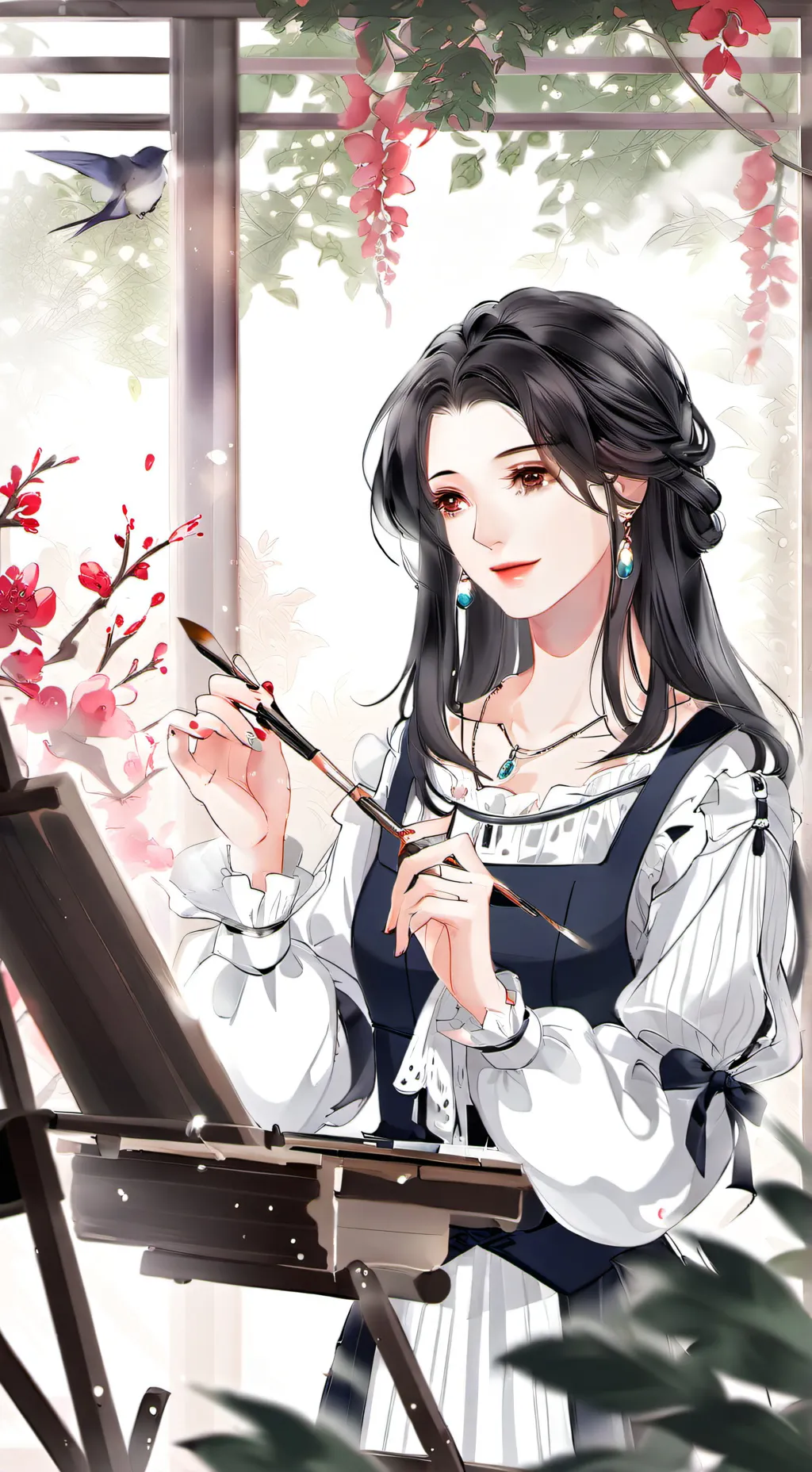 ai character: mika background