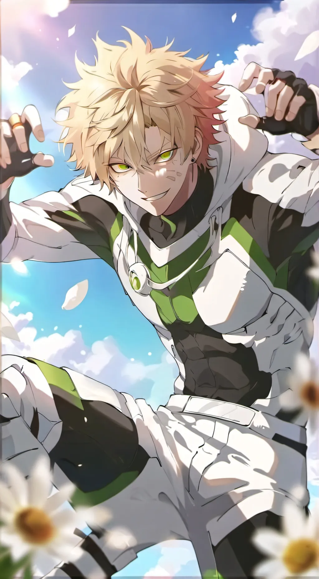 ai character:  bakugo believe u🍉 background