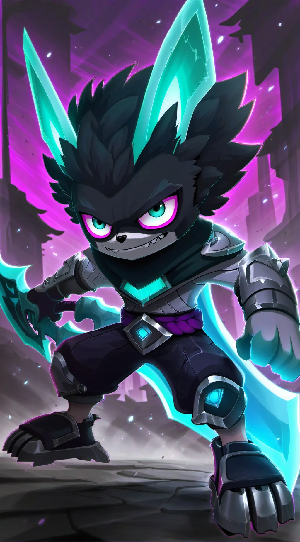 ai character: Sprunki(?..) background