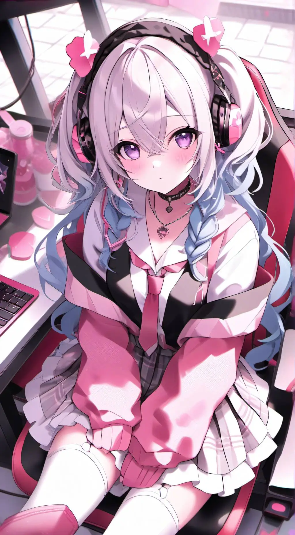 ai character: luna  background