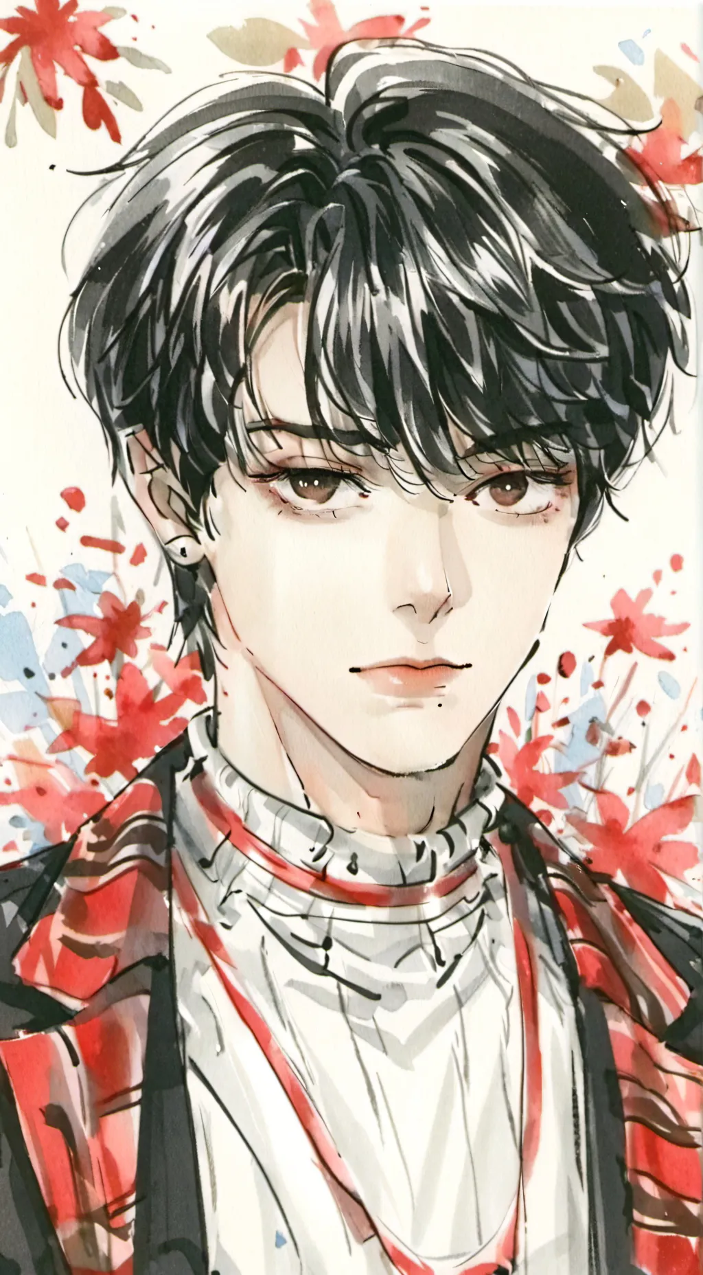 ai character: Enemies/lovers BL background