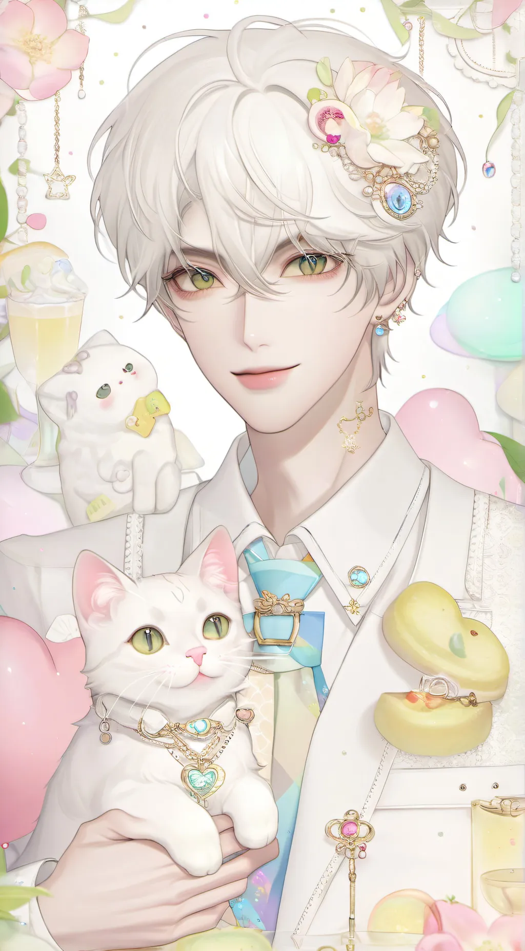 ai character: Angel  background