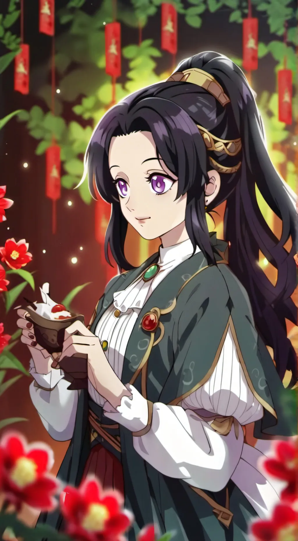 ai character: ~Kochou Shinobuu~ background