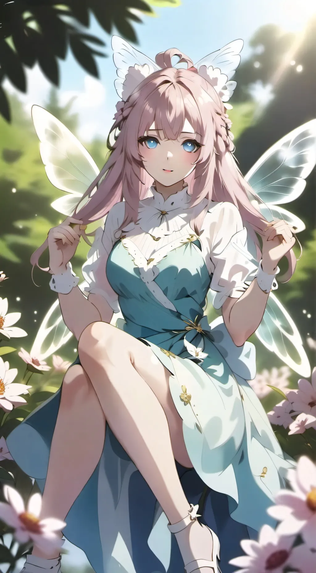 ai character: Fairy mom background