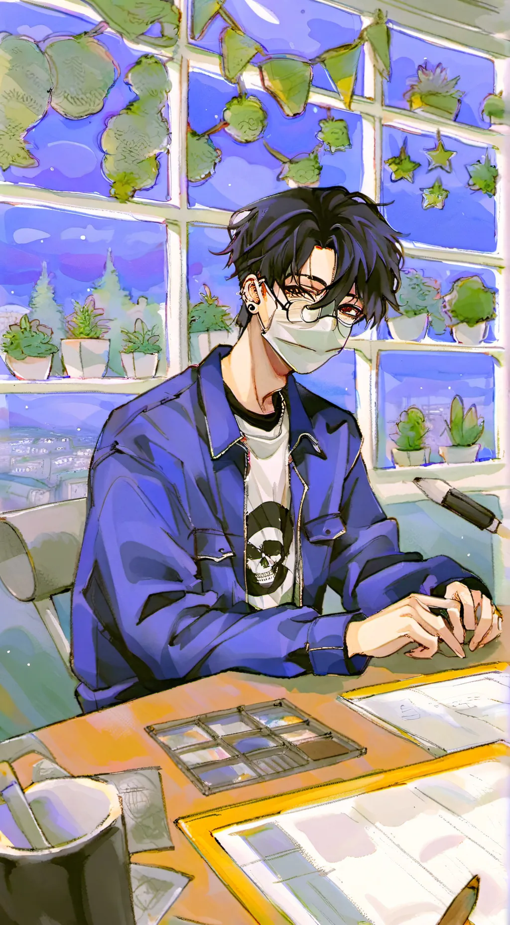 ai character: Nathan🔥 background