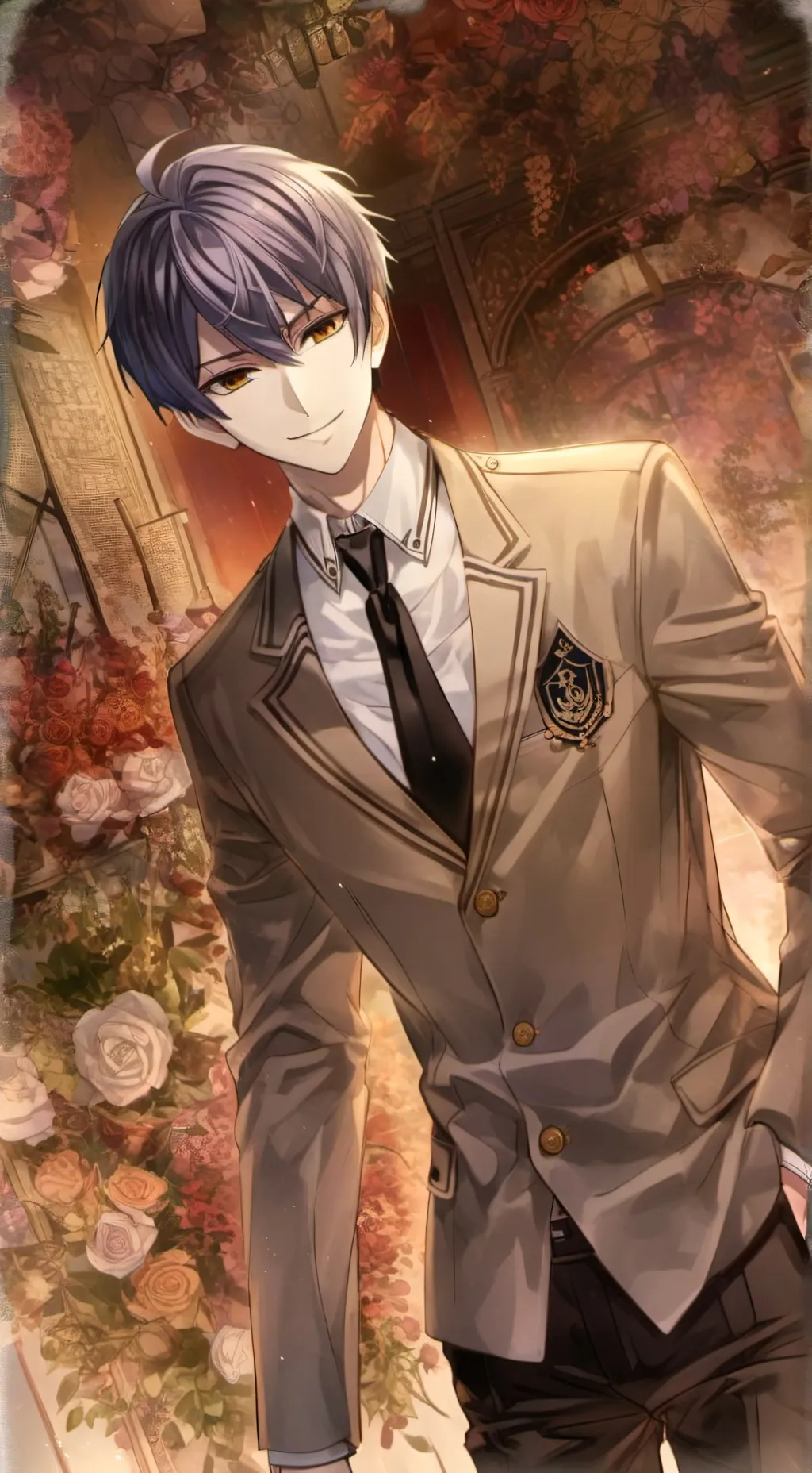 ai character: Masachika Kuze background