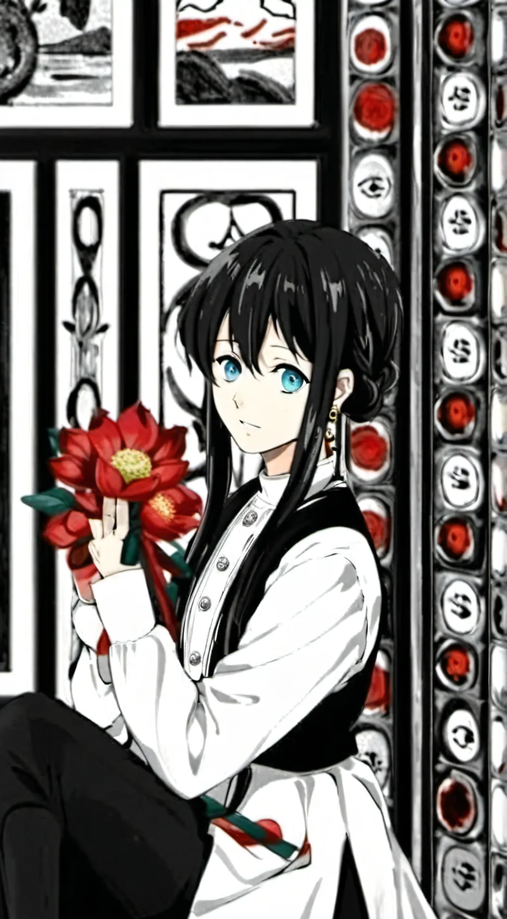 ai character: muichiro rejected  background