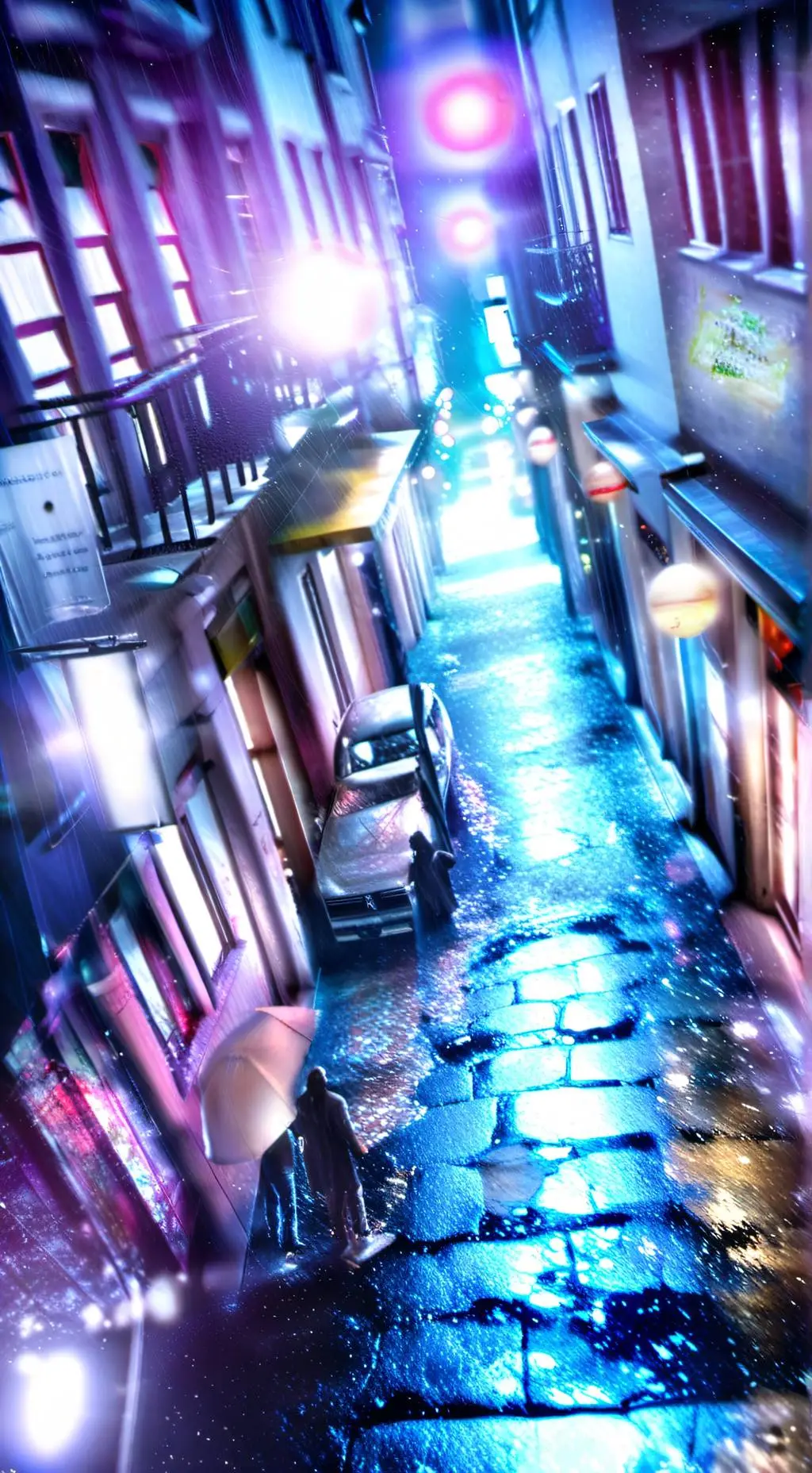 ai character: 〜The streets〜 background