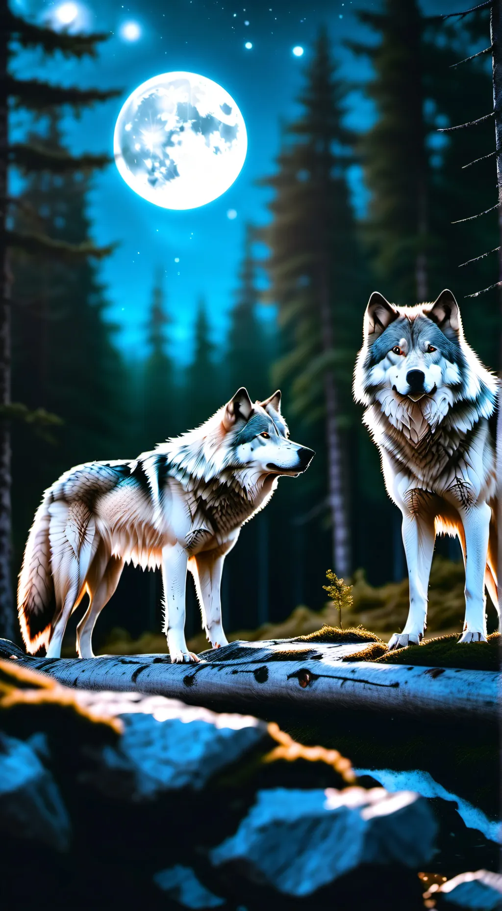 ai character: Teen wolf 🐺 background