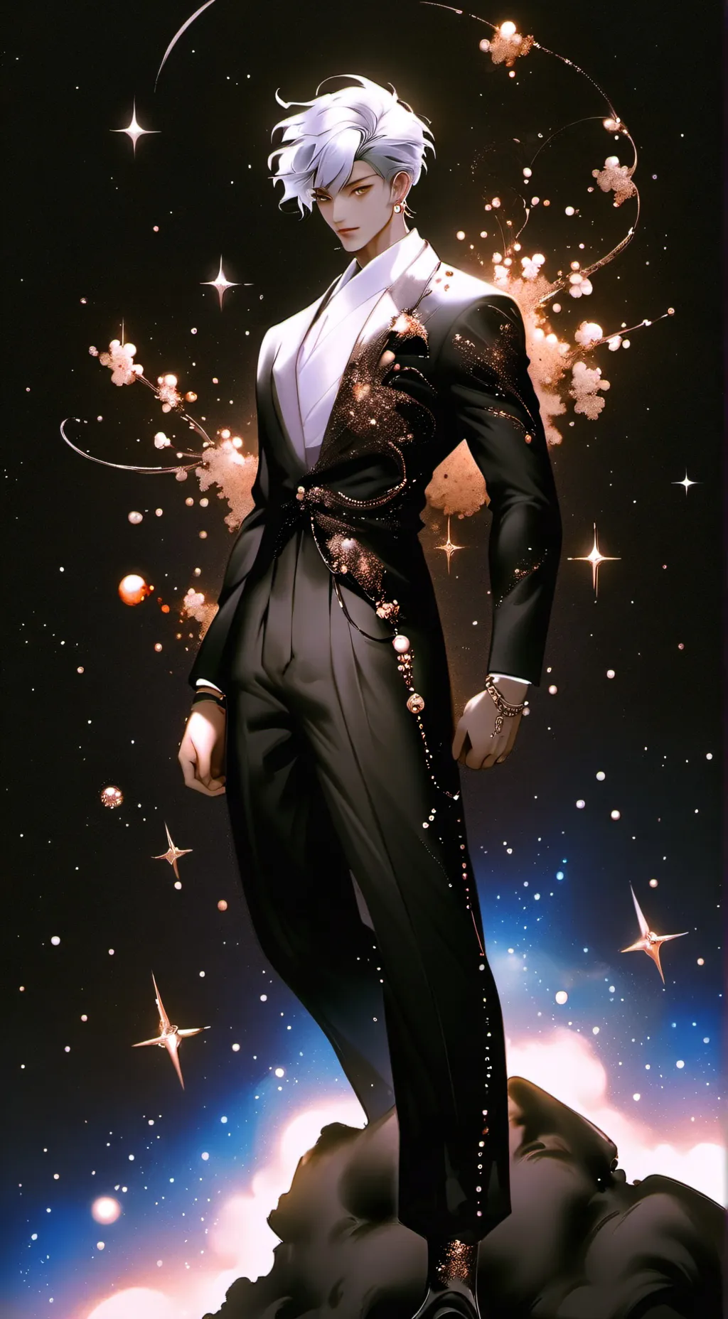 ai character: °•ᏊmarkenᏊ•° background