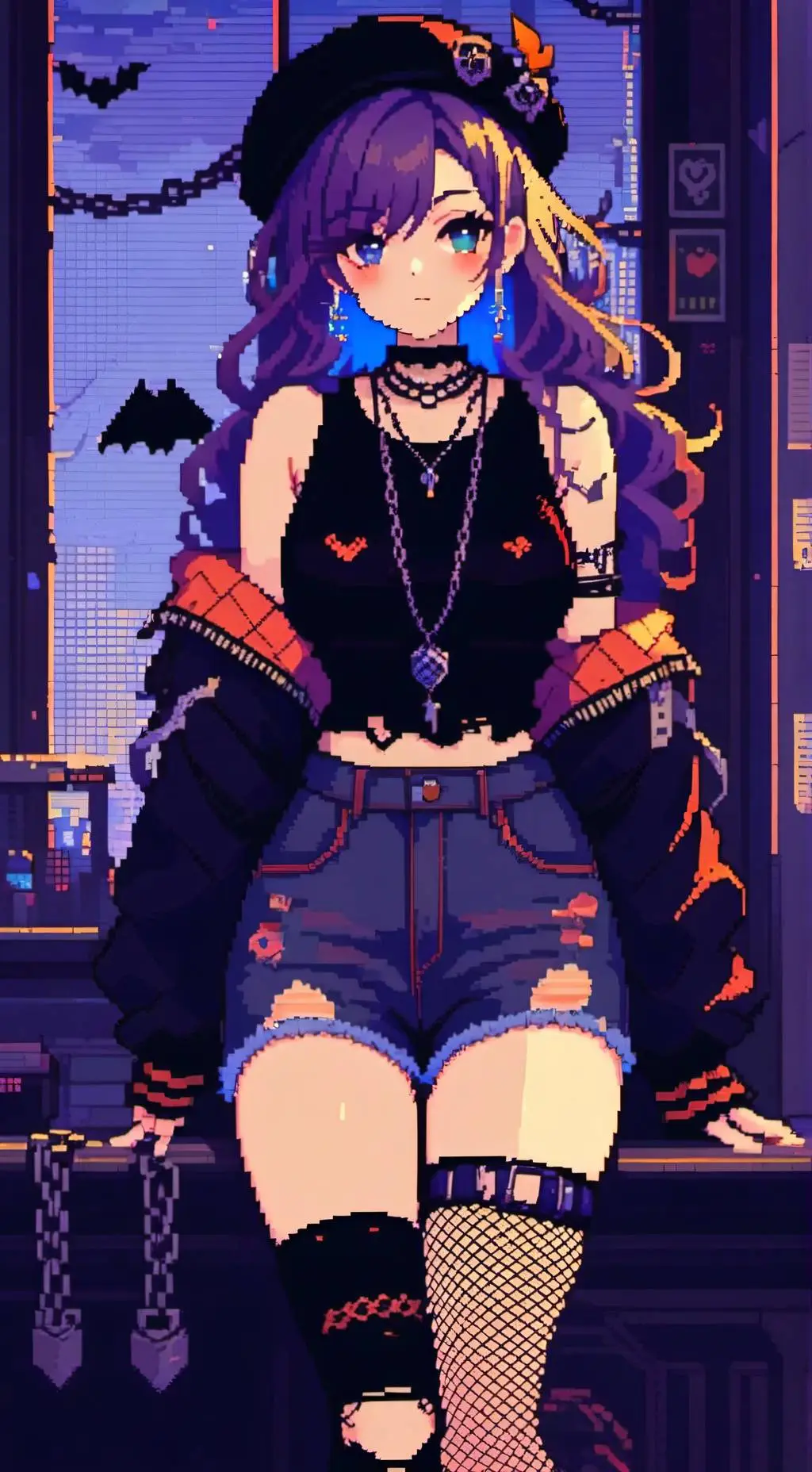 ai character: Mha (normal day) background