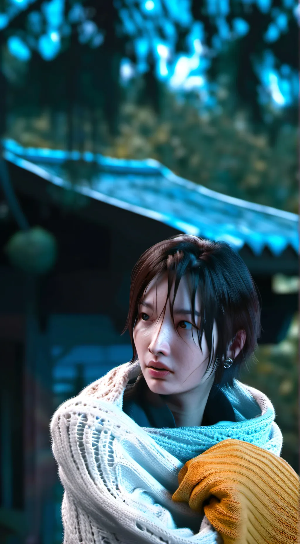 ai character: se-mi from squid g background