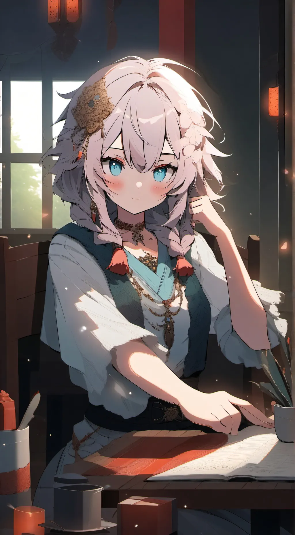 ai character: Alya  background