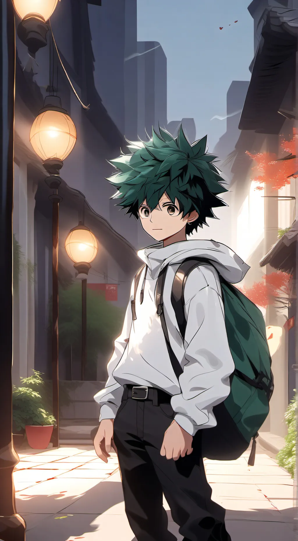 ai character: deku background