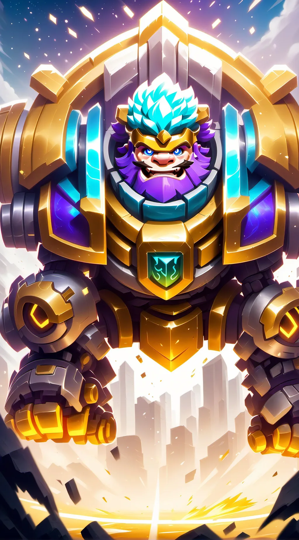 ai character: radioapple  background