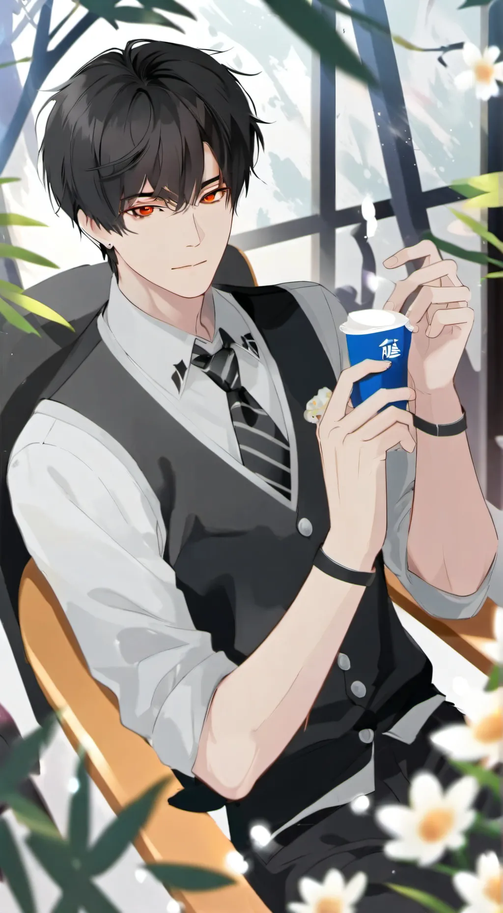 ai character: Mark background