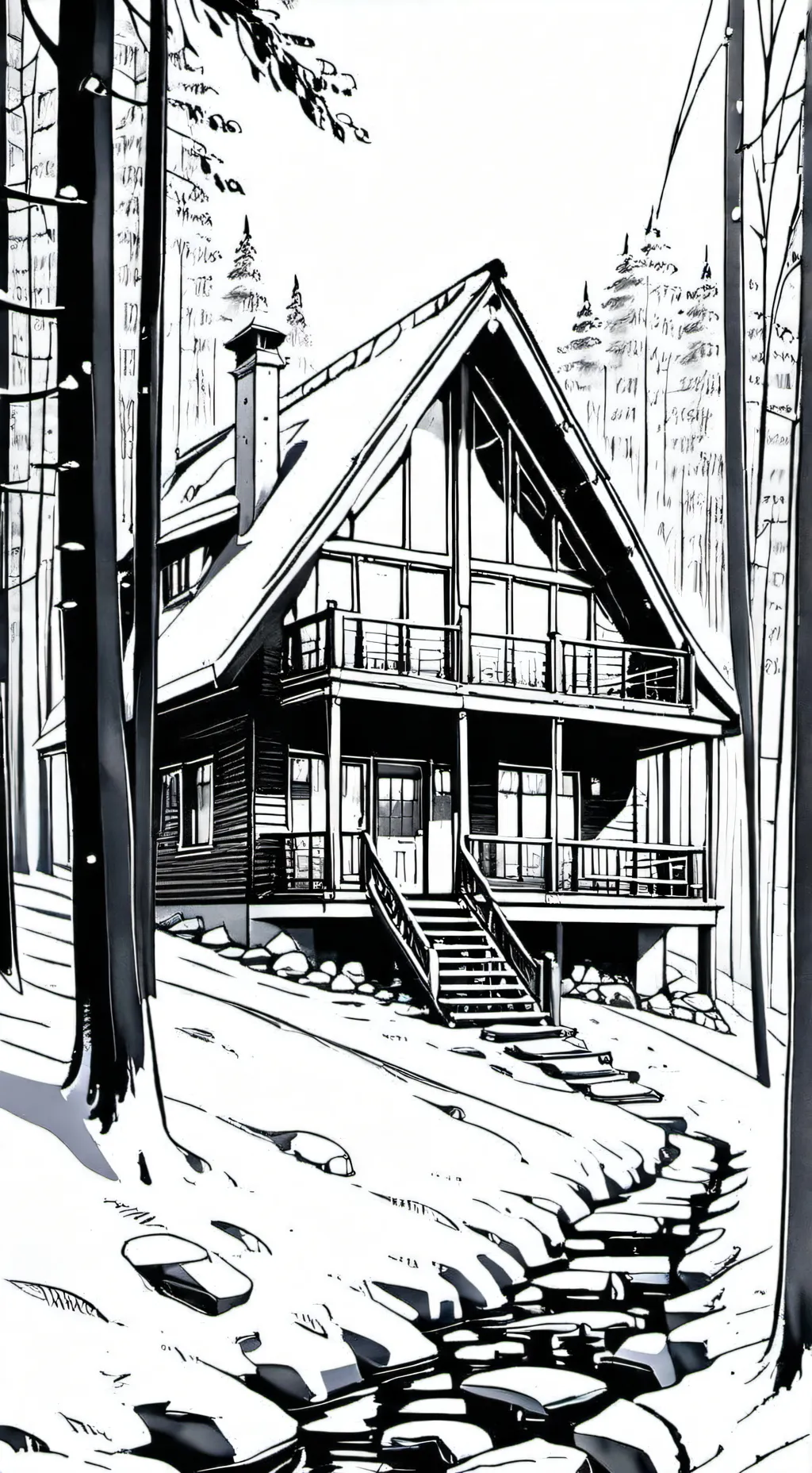 ai character: •mha cabin• background