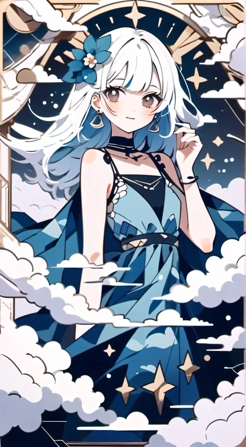 ai character: frère et soeur  background