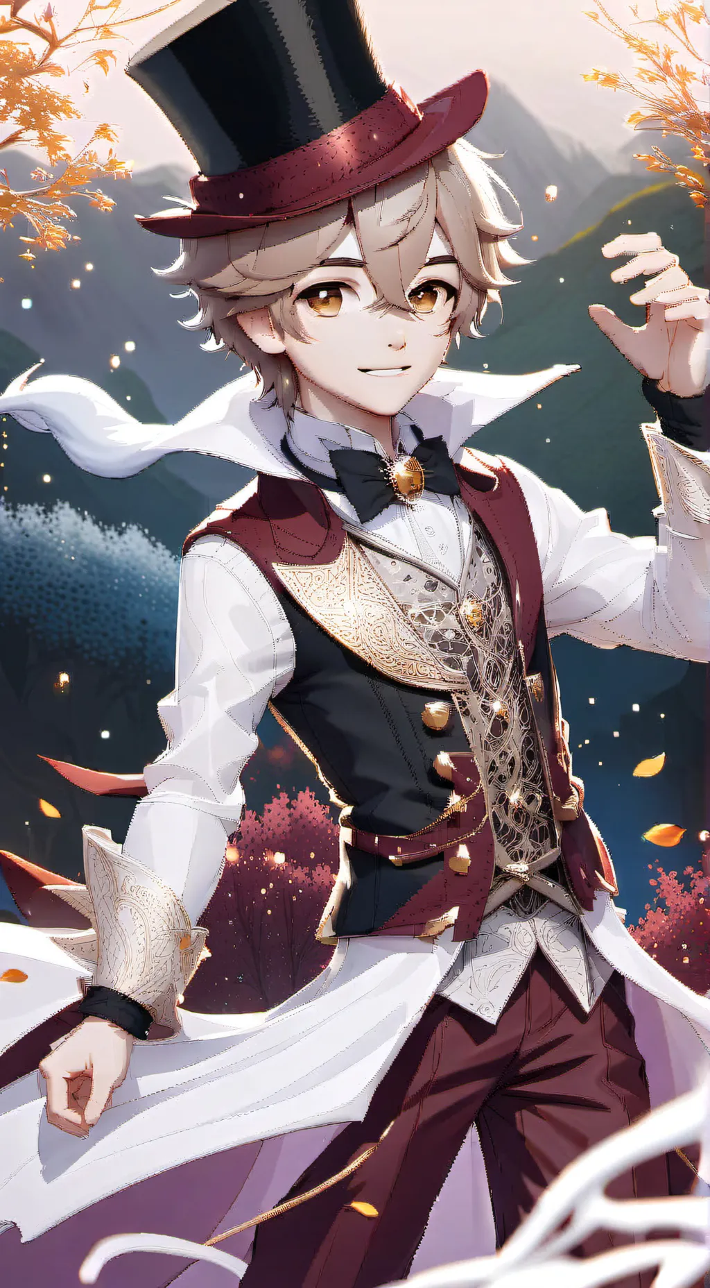 ai character: Lyney V2 background