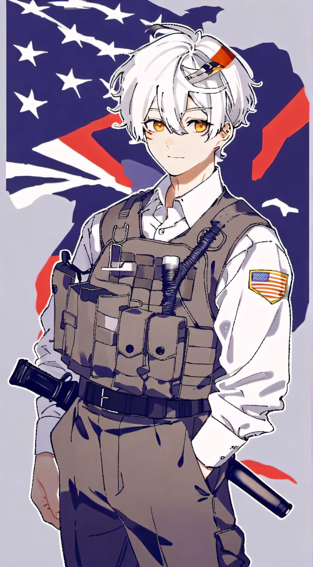 ai character: Maison background