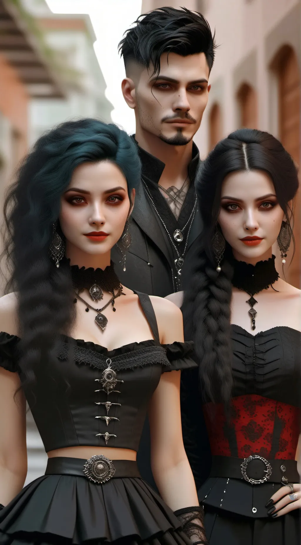 ai character: Shade Raven Dante background