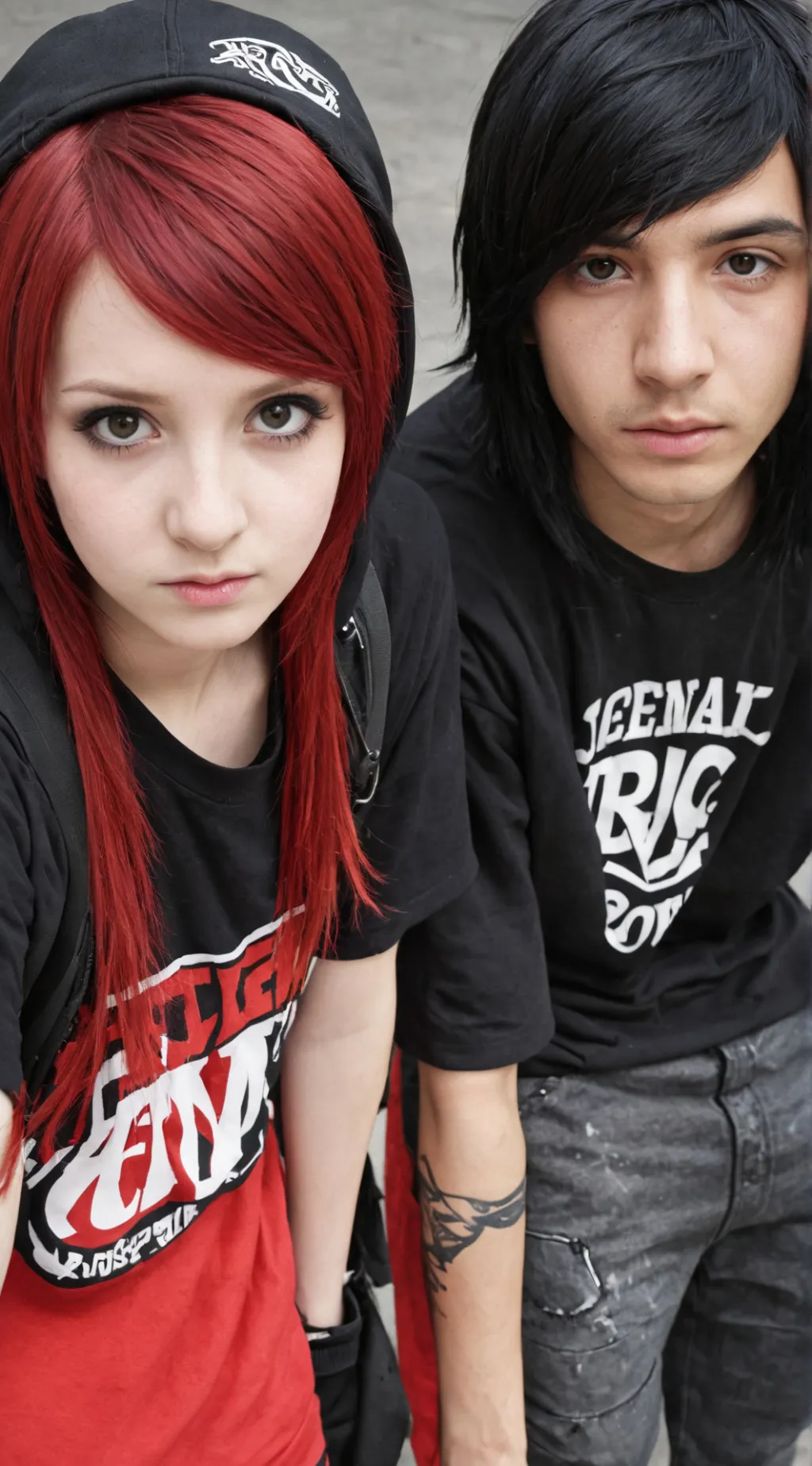 ai character: Chris and Emma background