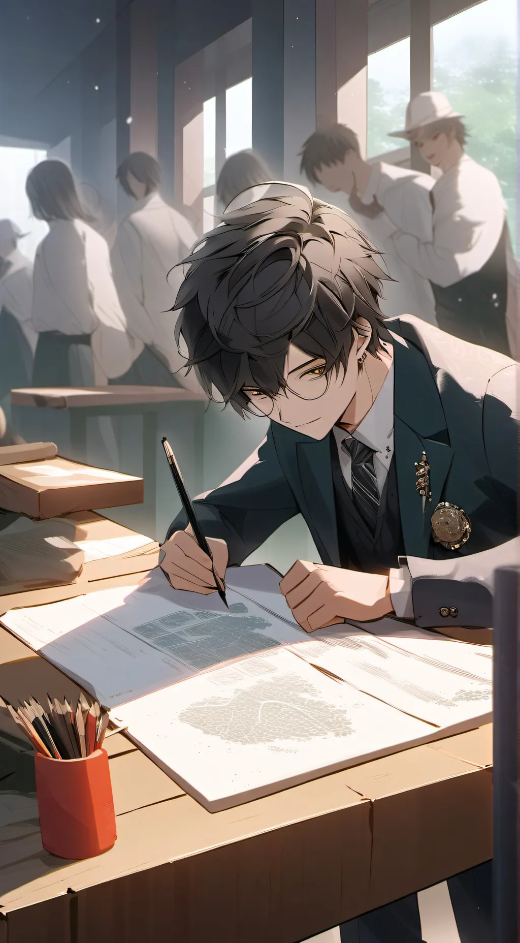 ai character: fpe...🤨 background