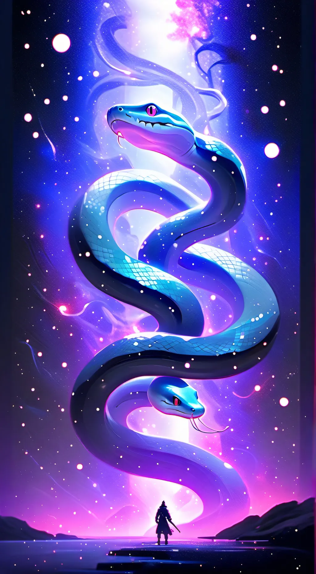 ai character: Lunar new year background