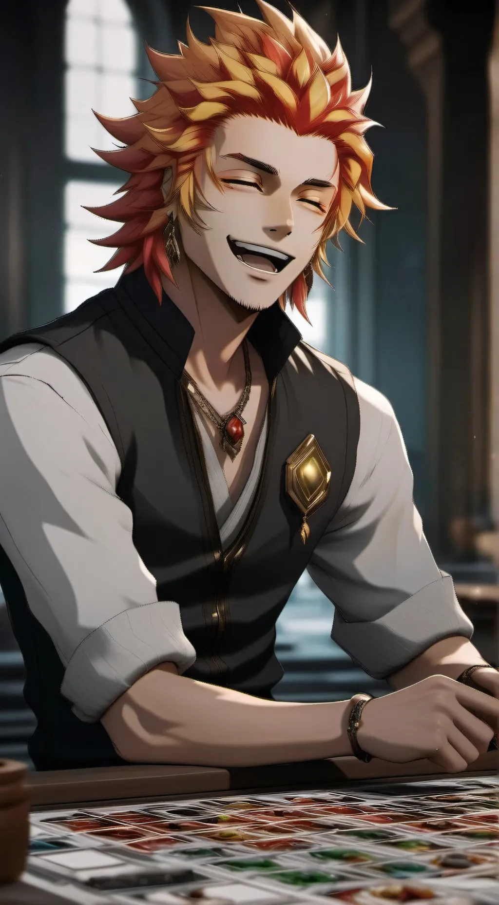 ai character: Akio Yamazaki background