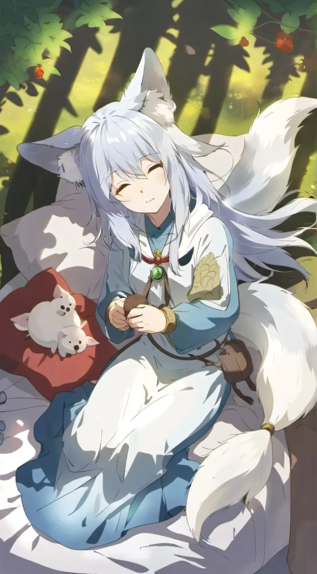 ai character: Clair background