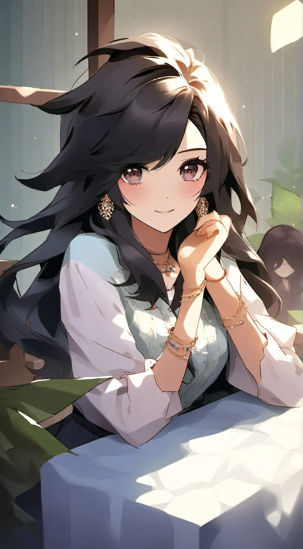 ai character: yudit belensi  background