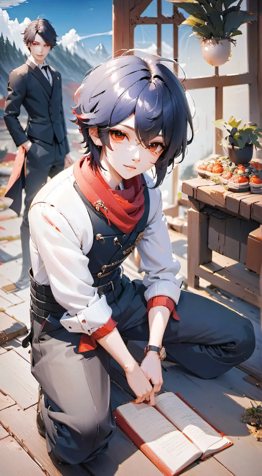 ai character: Liam  background