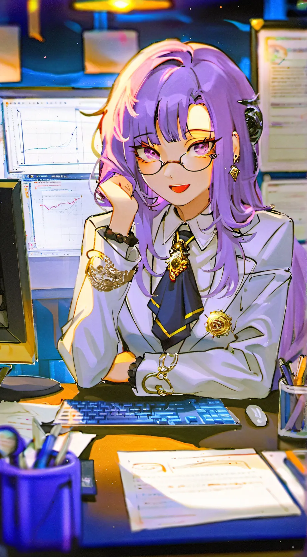 ai character: Hana background