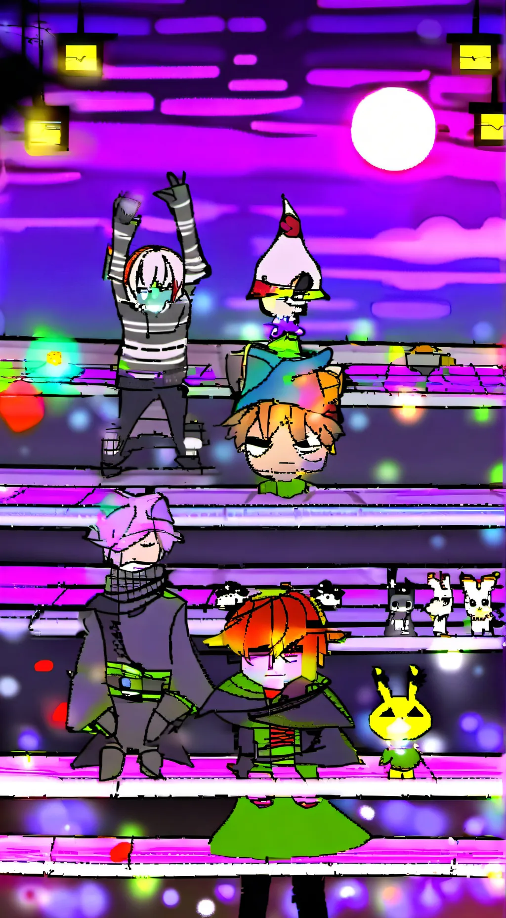 ai character: AFTON family  background